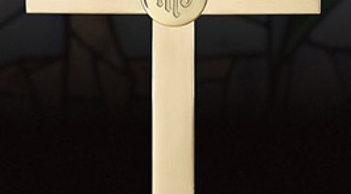 Classic Altar Cross With IHS Emblem - 40 Day Media